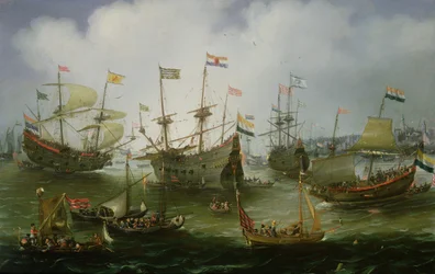 Le Retour à Amsterdam de la deuxième expédition aux Indes orientales le 19 juillet 1599